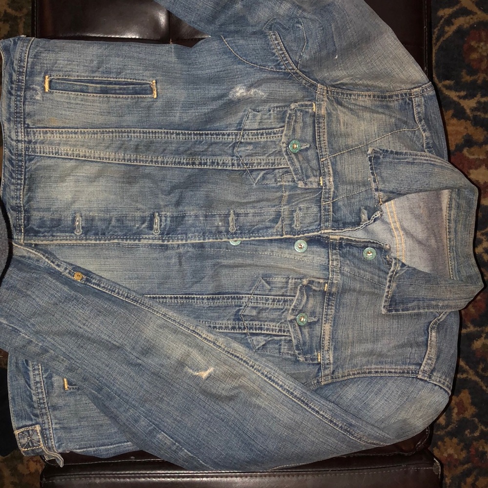 Ralph Lauren Distressed Jean Jacket